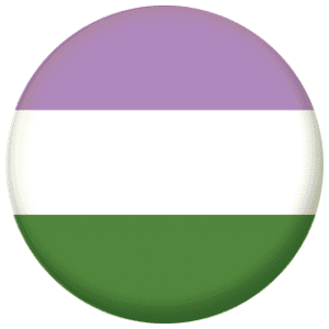 Genderqueer Pride Flag 58mm Mirror