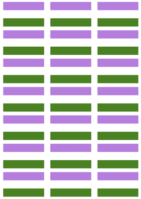 Genderqueer Pride Flag Stickers - 21 per sheet