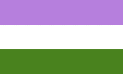 Genderqueer Pride Large Flag - 3' x 2'