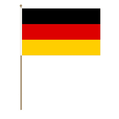 Germany Country Hand Flag - Large.