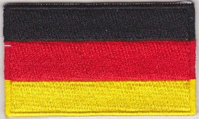 Germany Embroidered Flag Patch, style 04.
