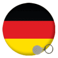 Germany Keyrings - 25mm