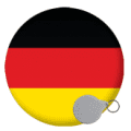 Germany Keyrings - 58mm