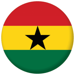 Ghana Country Flag 25mm Pin Button Badge