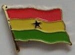 Ghana Country Flag Enamel Pin Badge