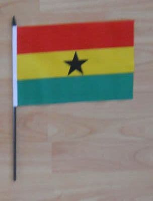Ghana Country Hand Flag - Medium.