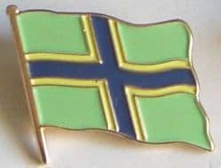 Gloucestershire Country Flag Enamel Pin Badge