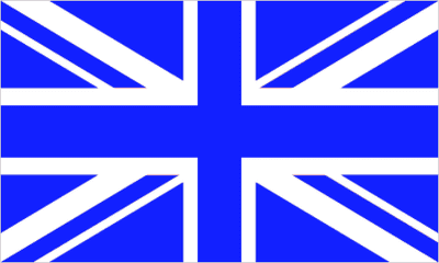 Great Britain Blue Large Country Flag - 5' x 3'.