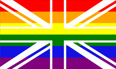 Great Britain Rainbow Large Flag - 3' x 2'