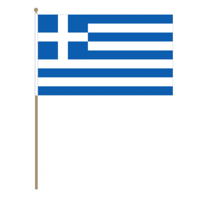 Greece Country Hand Flag - Large.