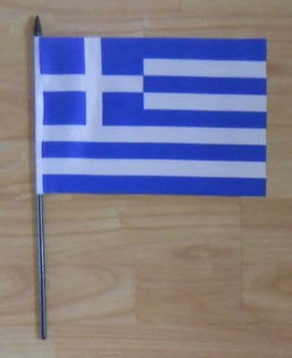 Greece Country Hand Flag - Medium.