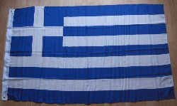 Greece Large Country Flag - 3' x 2'.