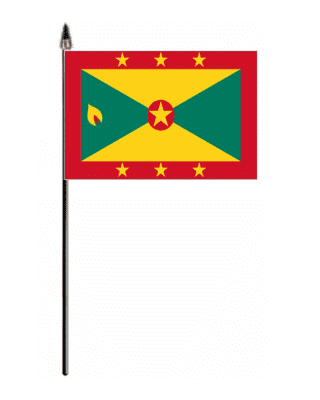 Grenada Country Hand Flag - Small.