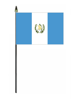 Guatemala Country Hand Flag - Small.