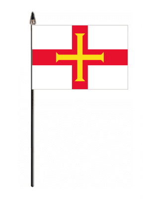 Guernsey Hand Flag - Small.