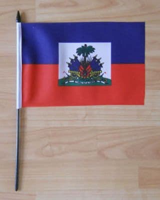 Haiti Country Hand Flag - Medium.