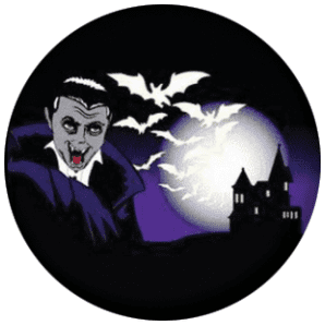 Halloween Bat 25mm Pin Button Badge