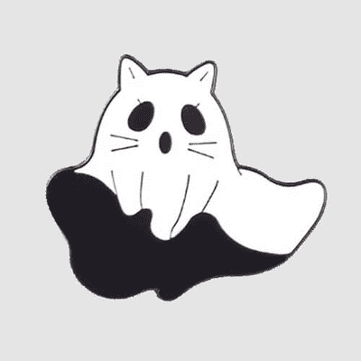 Halloween Ghost Enamel Pin Badge