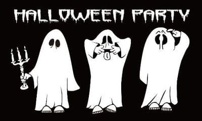 Halloween Party Large Flag - 5' x 3'