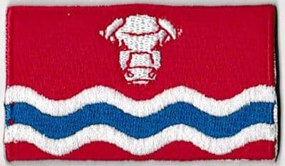 Herefordshire Embroidered Flag Patch, style 04