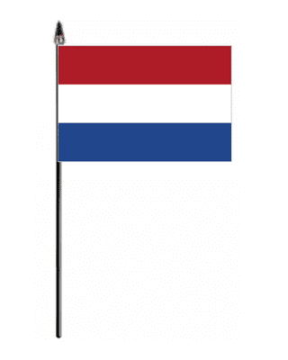 Netherlands Country Hand Flag - Small.