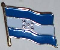 Honduras Country Flag Enamel Pin Badge