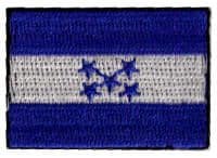 Honduras Embroidered Flag Patch, style small (discontinued).