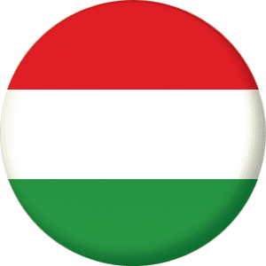 Hungary Country Flag 25mm Pin Button Badge
