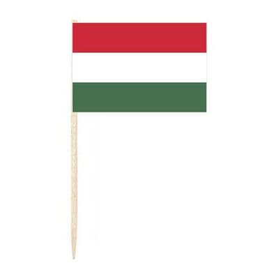 Hungary Country Flag Cocktail Sticks (pack of 10)