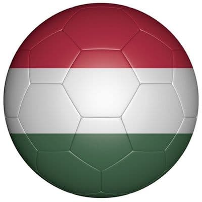 Hungary Football Flag 25mm Button Badge