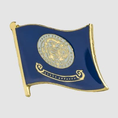 Idaho US State Flag Enamel Pin Badge - small