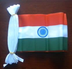 India Bunting, rectangular, 9 metre.