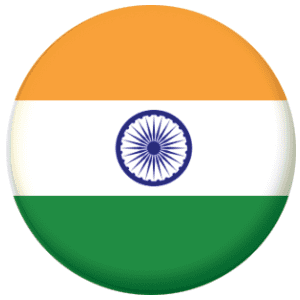India Country Flag 25mm Pin Button Badge