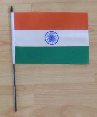 India Country Hand Flag - Medium.