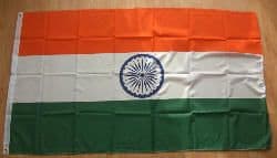India Large Country Flag - 5' x 3'.