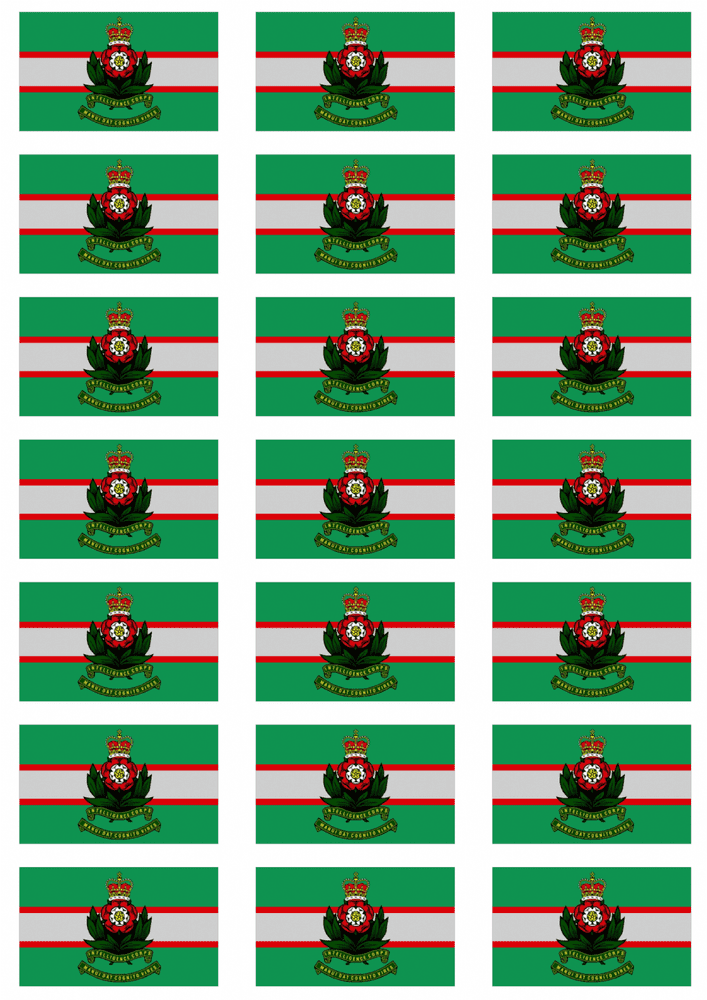 Intelligence Corps Stickers - 21 per sheet