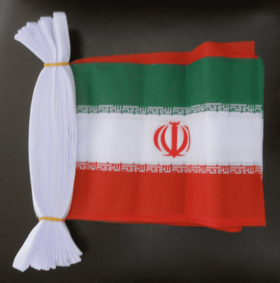 Iran Bunting, rectangular, 9 metre.