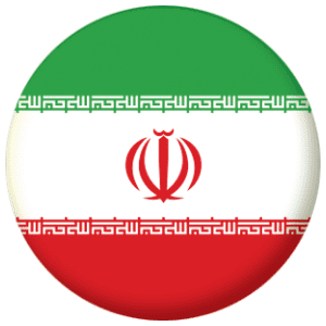 Iran Country Flag 25mm Pin Button Badge