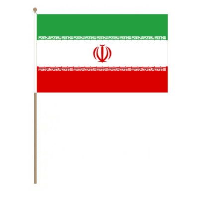 Iran Country Hand Flag - Large.