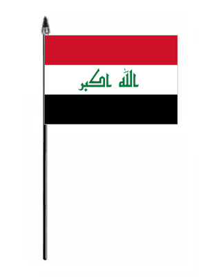Iraq Country Hand Flag - Small.