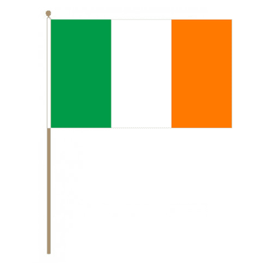 Ireland Country Hand Flag - Large.