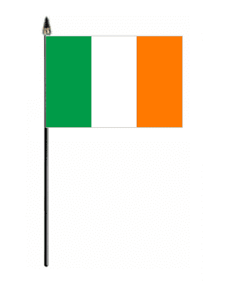 Ireland Country Hand Flag - Small.