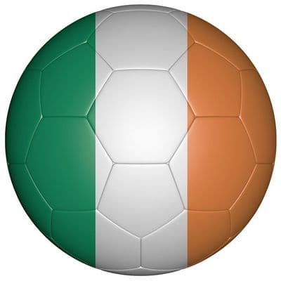 Ireland Football Flag 58mm Fridge Magnet