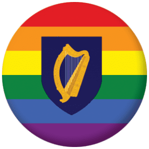 Ireland Gay Pride Flag 58mm Bottle Opener
