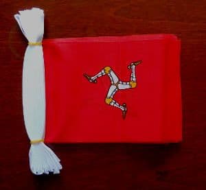 Isle of Man Bunting, rectangular, 6 metre.