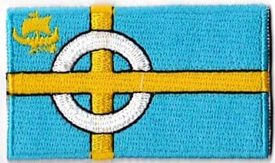 Isle of Skye Embroidered Flag Patch, style 04