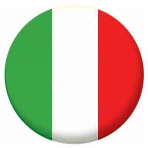 Italy Country Flag 25mm Pin Button Badge