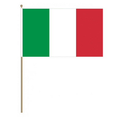 Italy Country Hand Flag - Large.