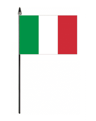 Italy Country Hand Flag - Small.