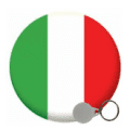 Italy Keyrings - 25mm